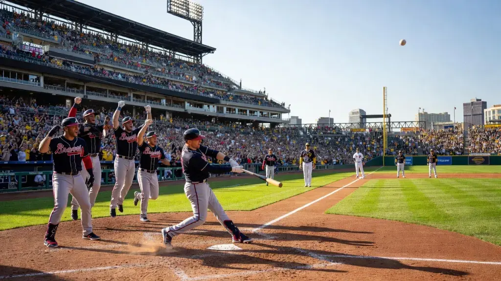 Grand Slam de Yastrzemski no nono inning sela vitória dos Braves em Pittsburgh